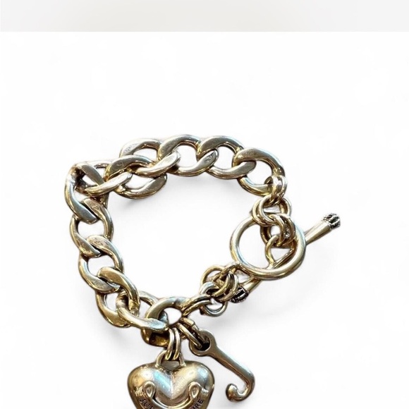 Juicy Couture Jewelry - Juicy Couture | Vintage Bubble Heart Charm Bracelet